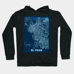 EL Paso - United States Peace City Map Hoodie